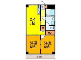 ヴァンベ－ル青山の物件間取画像